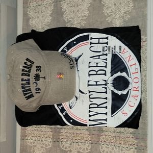 NWT | Mytrle Beach Hat & Shirt Bundle